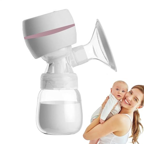 Lunaobrik Tiralatte indossabile | Massaggiatore elettrico per l'allattamento al seno - Forniture per l'allattamento, tiralatte per bambini, strumento intelligente automatico per l'allattamento al seno