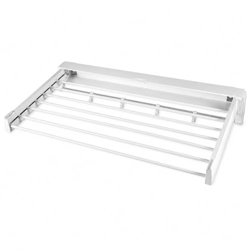 LENDISIY Wäscheständer Wandmontage, Wäschetrockner Wand Ausziehbar, Platzsparender Wandwäschetrockner Trockenständer für Waschküche, Badezimmer