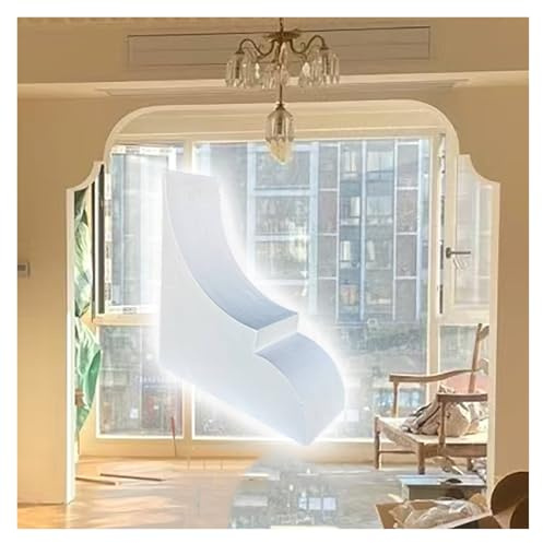 Indoor Doorway Arch Drywall Frame Kit, Precurved Curved Gypsum Corner Door Architrave, Size Customizable for Decorating a New Home(Thick 30cm(11.8),35x31.5cm(13.8x12.4))