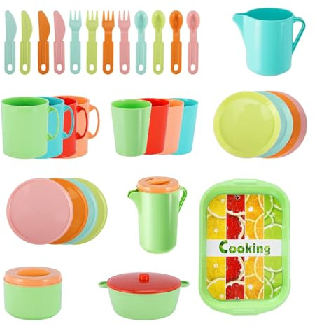 Juego de Tazas de Té para Niños y Niñas | Juguete Interactivo de Vajilla con Juego de Roles | de Simulación de Cocina,para Niñas y Niños, Cumpleaños, Año Nuevo, Vacaciones y Fiestas