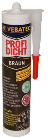 Vebatec Profidicht Dichtmasse braun 290ml Dichten Klebstoff (3,90€/100ml)