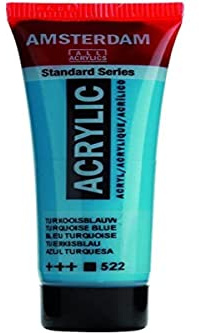 Amsterdam Standard Series Acrylic - Türkisblau 522-20 ml Tube - Hohe Viskosität - Ausgezeichnete Lichtechtheit