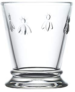 La Rochère-Lot 6 verres à eau-ABEILLE-Origine France Garantie