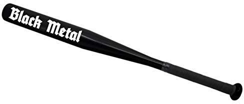 Spaß Kostet Baseballschläger Sportgerät Black Metal schwarz Aluminium 65 cm lang