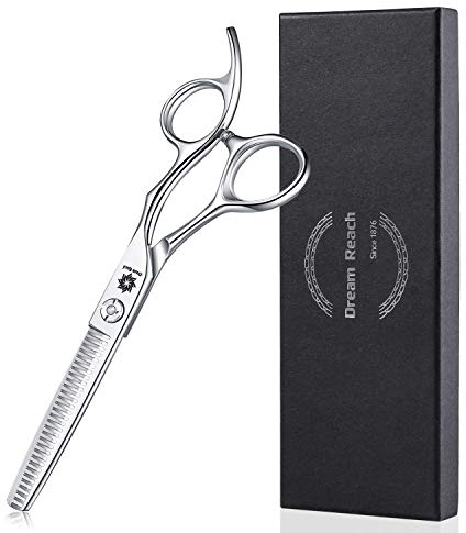 Dream Reach Forbici da parrucchiere Forbici da sfoltire Forbici da taglio per capelli affilate Acciaio inossidabile giapponese 440C lavorato a mano Taglio di capelli perfetto Lama a V