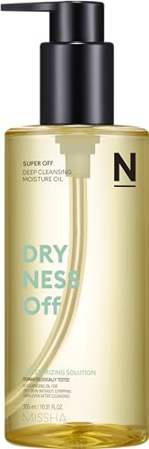 MISSHA - Huile Démaquillante Super Off | Élimine le Maquillage et les Résidus sans Dessécher | Hydratation et Nettoyage en Profondeur, 200 ml, Naturel, 1 unité