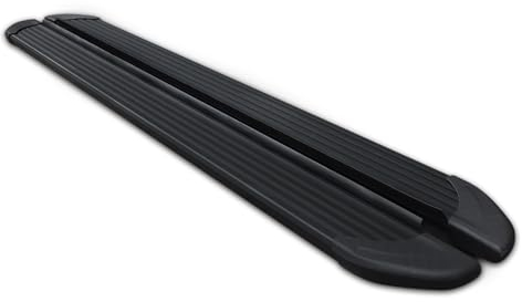 OMAC Seitenschweller Trittbretter Schweller kompatibel mit Kia Sportage 2004-2010 Alu Schwarz