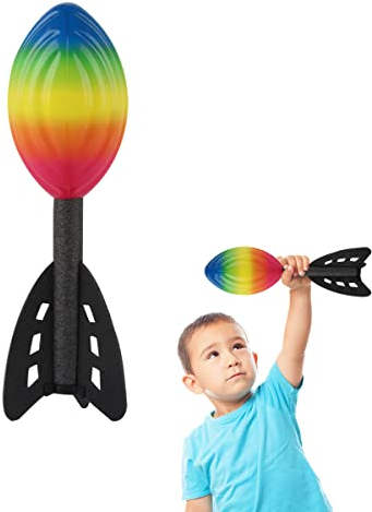 FainFun Vortex Aero, Rakete Aero aus Weicher Foam, Wurfrakete Outdoor Spaß für Groß und Klein, Aero Flyer, Rocket Werfen Klassische Langstrecke, Wurfspielzeug für Strand, Pool, Garten