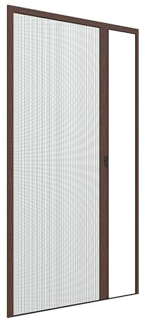Zanzanet Zanzariera Plisse Ultra Sottile laterale 17 mm per finestre e portafinestre su misura personalizzabile con profilo robusto e resistente in alluminio Made in Italy 50x250 cm