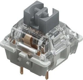 Ranked Interruptores de Tecla Gateron KS-9 Pro Switch para Teclados Mecánicos | Plate Mounted | Prelubricado (Gateron Pro Speed Silver, 65 Piezas)