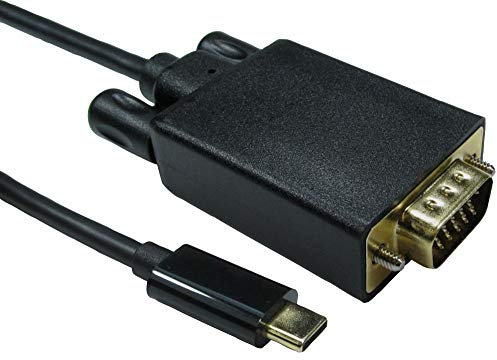Cable USB-C a VGA, 1080P 60Hz 5M, convertidores/interfaces productos de computadora, cantidad x 1
