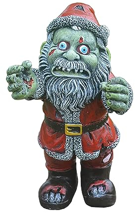 EviKoo Zombie Gnom Statue Harz Zombie Garten Statuen Horror Movie Gartenzwerge Statue für Outdoor Indoor Patio Hof Rasen Outdoor Halloween Dekoration