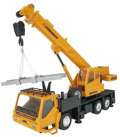 Grúa de Juguete con Control Remoto para Niños, Rotación 320° y ABS Naranja