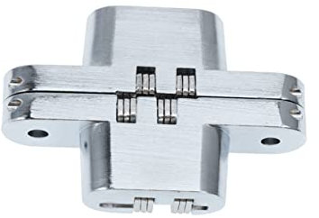 Angoily Cerniera Per Porta in Acciaio Inox 45x13 Mm Cerniera Nascosta Con Apertura A 180° Ideale Per Mobili E Unità Mobili