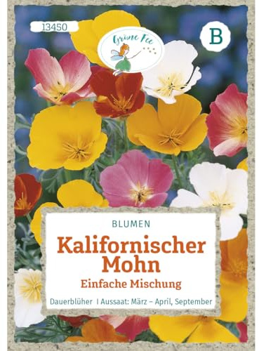 Grüne Fee - Kalifornischer Mohn Einfache Mischung Samen - 13450