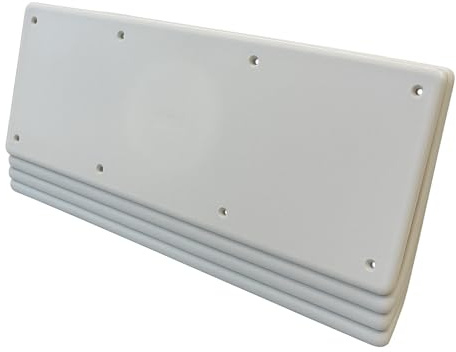 4 Pezzi di Coperchio per Scatola di Derivazione, Dimensione 4 PCS 480x160mm, Ricambio per Cassetta da Incasso, Bianco RAL 9016