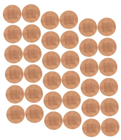 Baluue 100pcs Adhesive Bandages for Finger Wounds Breathable Elastic Fabric Knuckle Wound Protectors Comfortable Stretchy Round Plasters for Joint Coverage and Daily Use