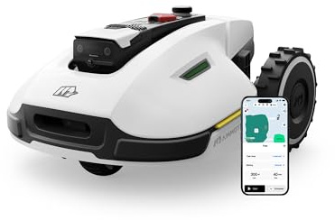 MAMMOTION YUKA 2000 Robot tagliaerba senza Filo Perimetrale, Robot Tosaerba con NetRTK+Vision, Area Consigliata 2000 m²/2800 m², Robot Tagliaerba Intelligente, Modulo 4G, Pendenza del 50% (Aggiornam