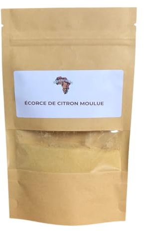 Cáscara de limón molida – Ralladura de limón en polvo – Sabor fresco y cítrico para cocina y repostería – 50 g