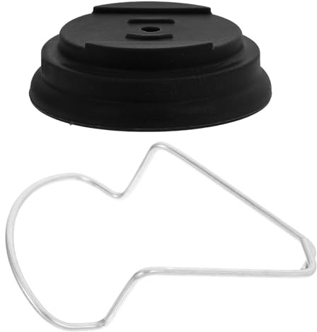 Ciieeo Kit de 4 Accessoires pour Coupe-bordures sans Fil – Écrou, Vis, Rondelle et Base en Métal Noir – Pièces de Rechange Compatibles pour Tondeuses à Gazon – Entretien Jardin Facile