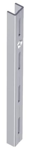 Element System Wandschiene 1-reihig, 2 Stück, 4 Abmessungen, 3 farben, Länge 200 cm für Regalsystem, Regalträger, Wandregal, weiß, 10000-00039