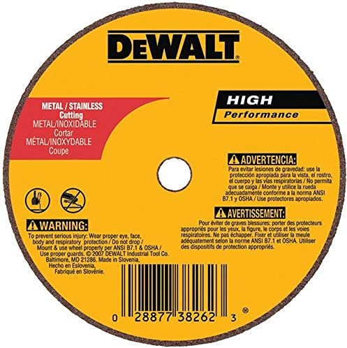 DEWALT DW8723 A60T Grinding Wheel, Angle Grinder Disc, 4-Inch X 116-Inch X 58-Inch