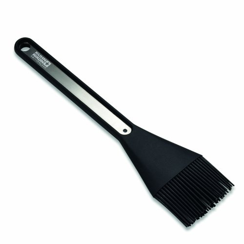 KUHN RIKON 22198 Küchenhelfer Backpinsel Design Line Silikon-Pinsel schwarz