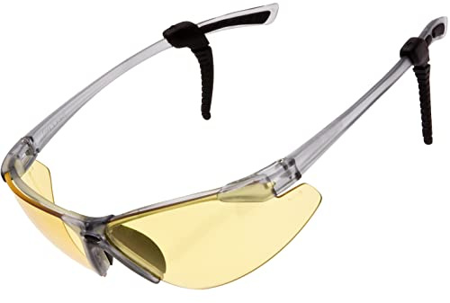 Spits Eyewear REACTOR - Yellow Photochromic, Light Adjusting Safety Glasses Shooting Glasses