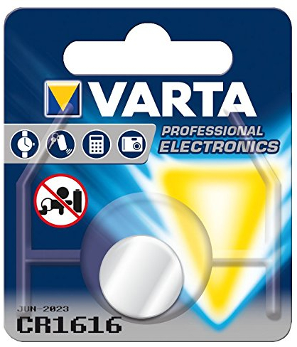 Varta 6616112401 - Pile Lithium (CR-1616, 3 V) Couleur argentée
