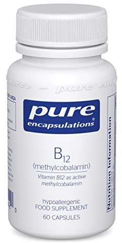 Pure Encapsulations Vitamin B12 Methylcobalamin 1000 UG - Advanced Vitamin B12 for a Healthy Nervous System - 60 Capsules