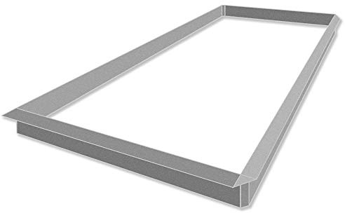 Lust Ideen aus Blech Typ 02 VDH Galvalume® Alu Zink 12er Set 8 x 1,0m Bleche + 4 x Eckverbindung