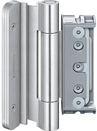 Türband BAKA Protect 4040 3D Fd ohne Stiftsicherung 1 Satz= 3 Stück alu Silber eloxiert