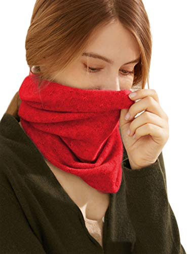 Prettystern Damen 100% Kaschmir Loop Schal leicht Cashmere Halswärmer Schlauchschal für Herbst Winter
