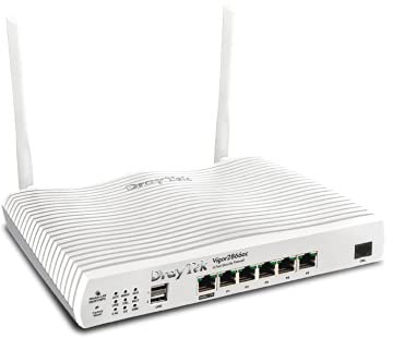 DrayTek Vigor 2866AC Multi Wan VDSL/ADSL VPN Router. Adatto per FTTP. Ideale per piccole imprese e lavoratori a domicilio
