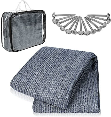 Aufun Vorzeltteppich Markisenteppich, Outdoor Campingmatte 400x500cm