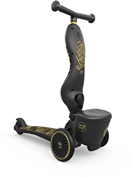 Highwaykick 1 Scooter und Ride-On Spielzeug Schwarz und Gold (Einschränkungsversion)