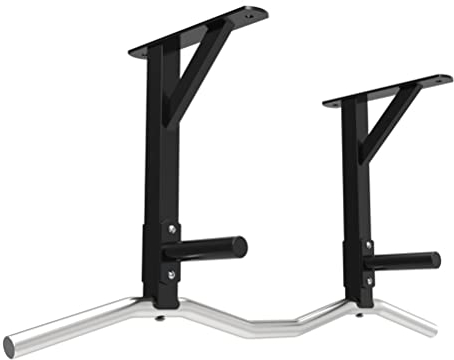 Pull Up Bar An Der Wand Montierte Klimmzugstange, Platzsparende Horizontale Fitnessstange Aus Stahl An Der Decke, Krafttrainingsstange for Das Fitnessstudio Zu Hause, Belastung 661 LB