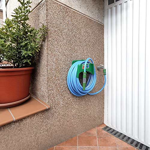 SATURNIA Manguera Tricotada No Torsion Blue Ø 19 mm. Rollo 50 metros. Manguera Anti Torsion, Manguera Sin Dobleces, Manguera Sin Nudos