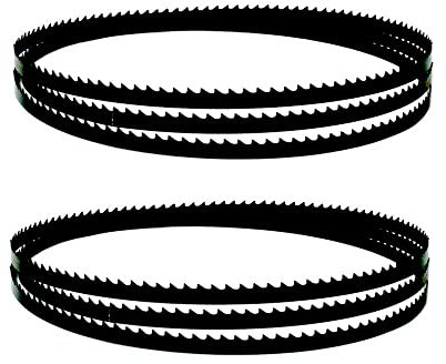 DSAINT 2 Stück Carbon-Bandsägeblätter 2240 mm x 6,3 mm Bandsäge 3 4 10 14 TPI Holzbearbeitungswerkzeuge for METABO BAS 315/316/317/318, Makita (Color : 14TPI, Size : 0.5mm)