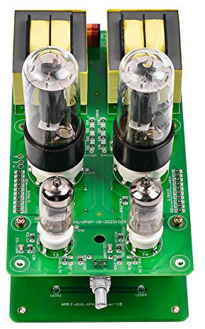 Scheda Amplificatore valvolare, componenti del Kit Fai-da-Te J1 + 6P6P (6V6) Kit Amplificatore valvolare Single-Ended, Nessuna Saldatura Richiesta
