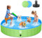ZOOYAUE Piscina per Cani Grandi e Piccoli, 160cm Piscina Pieghevole per Cani, Vasca da Bagno per Cani, Dog Pool Antiscivolo