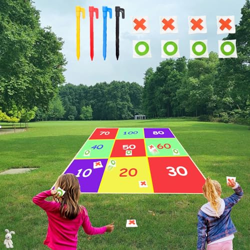 Lbsel Kindersicheres Wurfspiel, Spiel für drinnen/draußen/Rasen/Garten – ideal für Kinder und Erwachsene ab 3 Jahren, EIN tolles Geschenk für Jungen und Mädchen