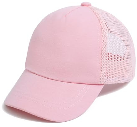 DRESHOW Bambin Baseball Casquette Bébé Soleil Chapeau Mignon Solide Couleur & Dinosaure Motif Casquettes Unisexe Bébé Trucker Chapeaux Nourrisson Bambin Enfant Chapeaux pour Garçons Filles