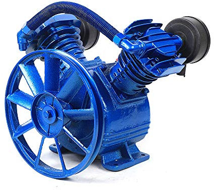 Konfiur Compresor de aire cabezal de bomba, 2200 W, 3 hp, compresor de aire comprimido, 8 bar, 115 psi, 250 l/min2, cilindro compresor de aire, cabeza de bomba en forma de V, para fábricas, decoración