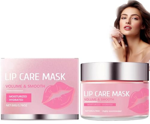 Lippenmaske, Lip Collagen, Night Lip Sleeping Mask, Overnight Lip Mask, Hyaluron Lippen, Lippenbalsam Mit Hyaluronsäure, Repair Lip Wrinkles, Exfoliate, Condition, Soothe & Moisturize (1PC)