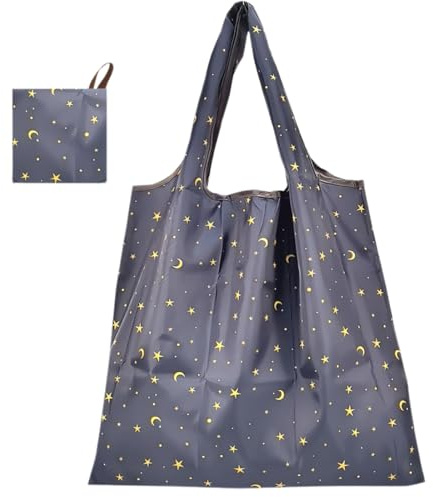 WUSJCOF Bolsas de Compras Plegables, Reutilizables y Lavables, Grandes e Impermeables, Bolsa Compra Plegable, Bolsa Plegable Compra
