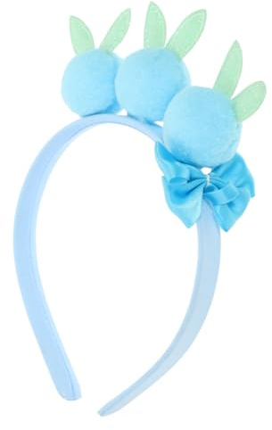 VALICLUD Cerchietto Coniglio Pompon Cerchietto Floreale Per Adolescenti Accessorio Da Festa Per Donne Copricapo Orecchie Da Coniglio Per Cosplay