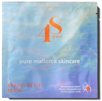 48grams Stress-Relief Maske – Beruhigende Tuchmaske mit Aloe Vera, Mastixöl & Algenextrakt | Feuchtigkeitsspendend & regenerierend | Vegan & mikroplastikfrei | Für empfindliche Haut (3)
