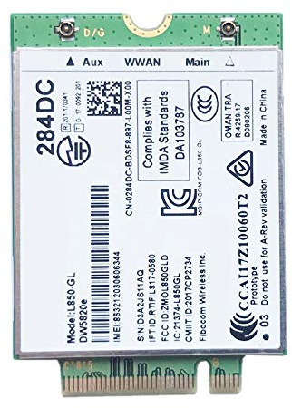 Lafeier DW5820E L850- LTE 4G modulo 0284DC 284DC per il computer portatile 3500 5400