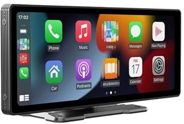 CarPlay 10,26 Auto-Spiegelradio-Multimedia-Videoplayer, universeller kabelloser Carplay- und Android Auto-Bildschirm(with 8)